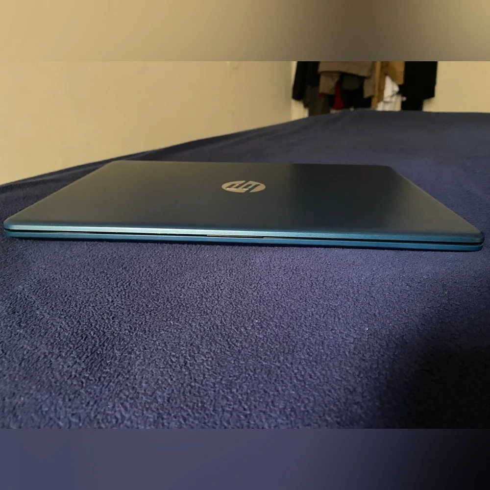 HP 15.6” Blue Laptop and Charger